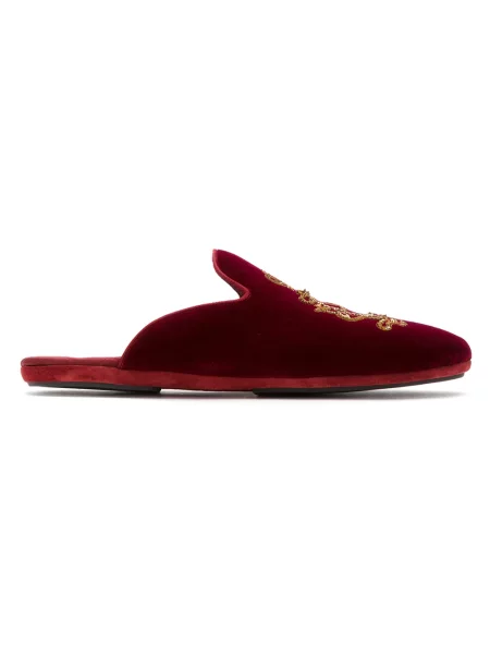 Papuci de casă Dolce & Gabbana cu broderie