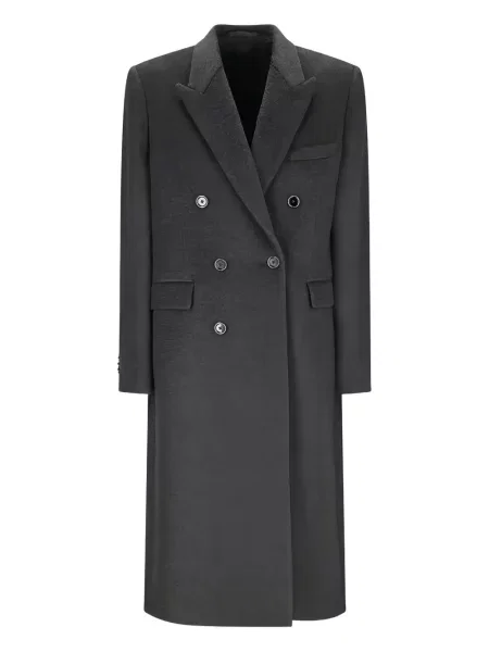 Вълнено палто Lardini сиво