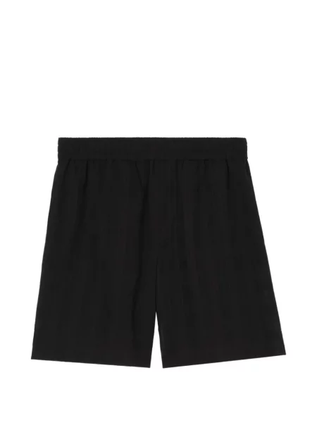 Pantaloni scurți Burberry în carouri negru