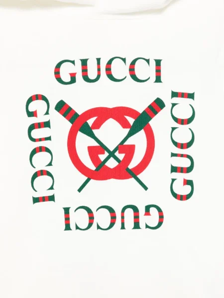 Bluza z kapturem dziecięca Gucci biała
