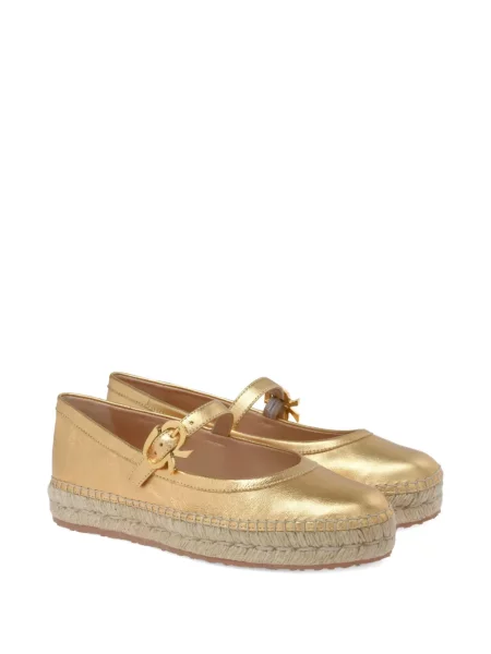 Espadrile Gianvito Rossi auriu