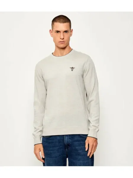 Aeronautica Militare De lână pulover gri