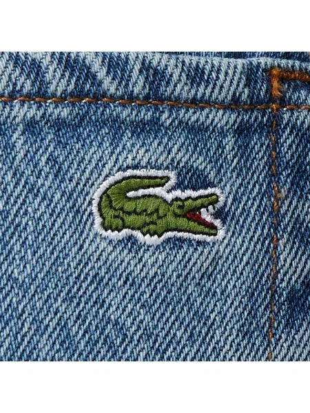 Lacoste Spódnica Regular Fit niebieska