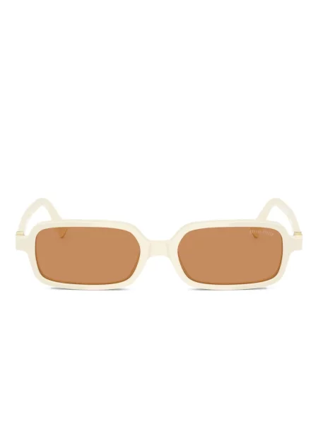 Ochelari de soare Miu Miu Eyewear alb