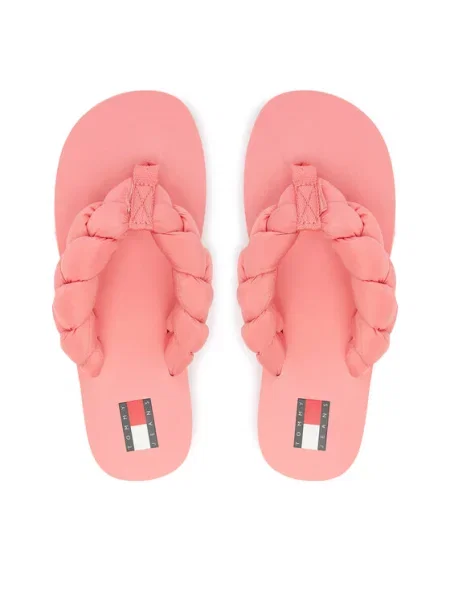 Tangice Tommy Jeans pleteni roza