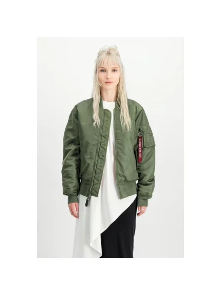 ALPHA INDUSTRIES Přechodná bunda Heritage' zelená