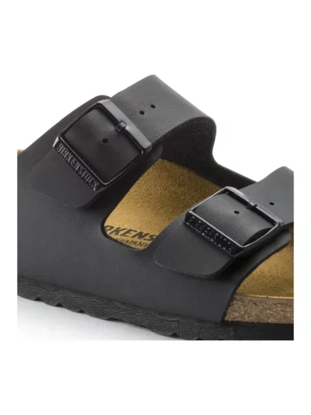Klapki Birkenstock skórzane czarne