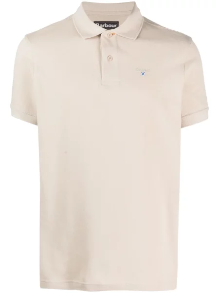 Tricou polo Barbour cu broderie