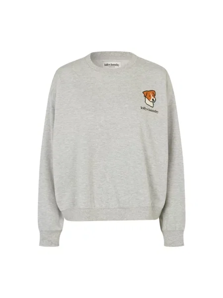Bluza z kapturem Lollys Laundry z kapturem szara