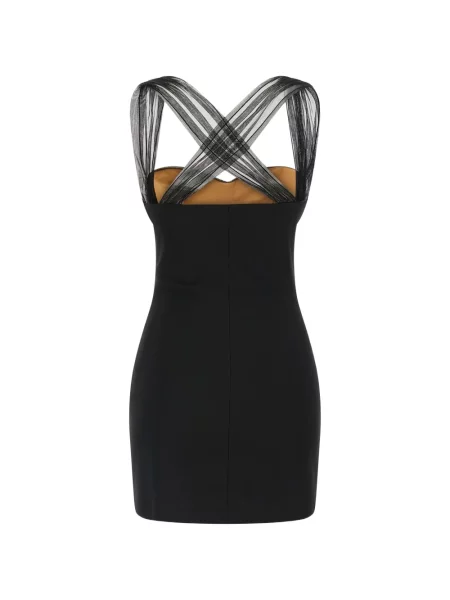Rochie mini Nensi Dojaka drapată de costum negru