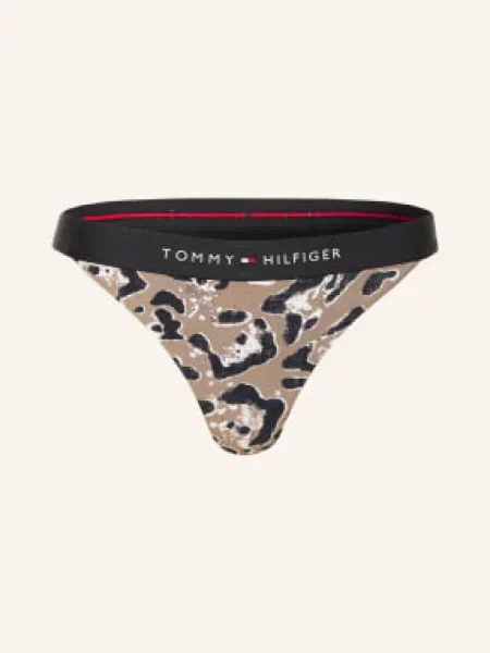 Tommy Hilfiger Brazylijskie Figi Bikini beige białe