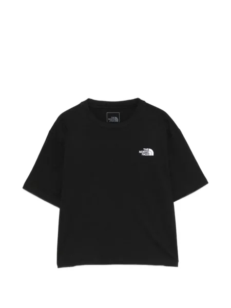 Tricou The North Face cu broderie negru