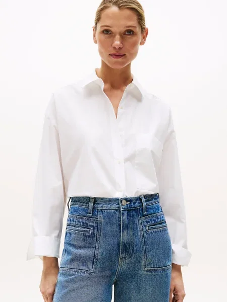 Tommy Hilfiger Cămașă New Easy alb