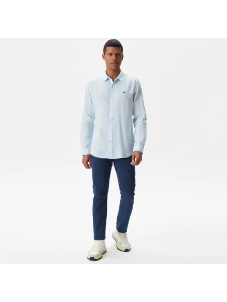 Рубашка Lacoste голубая