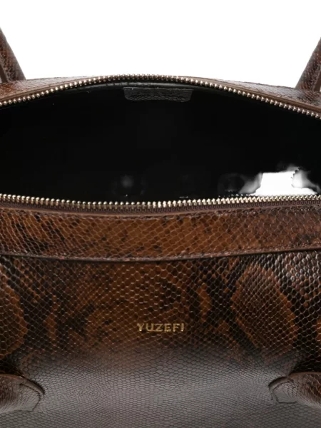 Kožna kožna torba Yuzefi smeđa