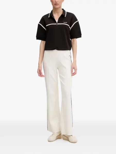 Tricou polo Guess cu cordon maro
