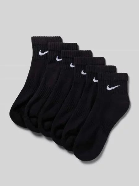 Skarpety w zestaw 6 par z detal z logo model Everyday' Nike czarne