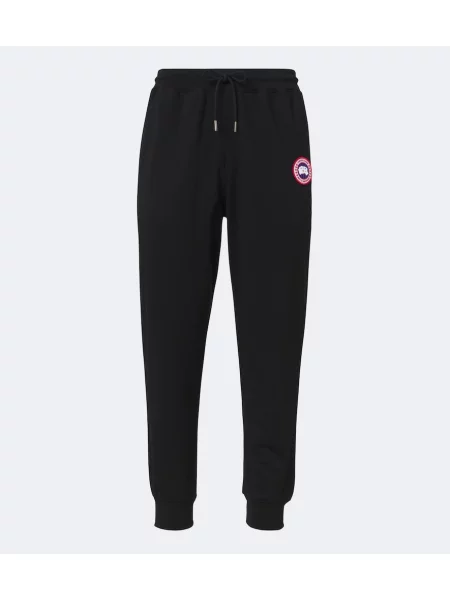Spodnie dresowe Canada Goose frotte czarne