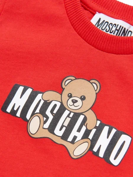 Koszulka dziecięca Moschino czerwona