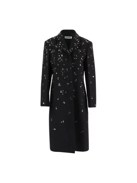 Płaszcz Jil Sander wełniany czarny
