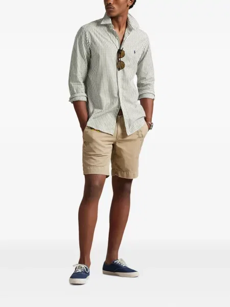 Czapka z daszkiem Polo Ralph Lauren w kratkę z twillu biznesowa niebieska