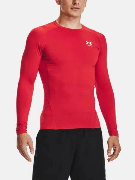 Tricou Under Armour Hg Armour Comp Ls Red XXL roșu