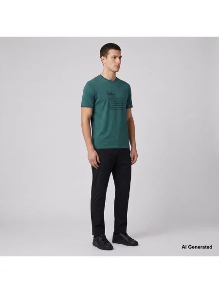 Tricou Armani Exchange verde