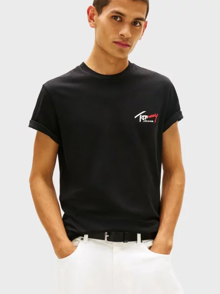 Футболка Tommy Jeans чорна