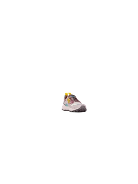 Sneakersy Flower Mountain zamszowe w kwiatki różowe