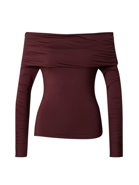 ABOUT YOU x Toni Garrn Tricou Kiara burgundy roșu