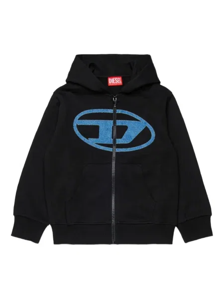 Bluza z kapturem dziecięca Diesel czarna