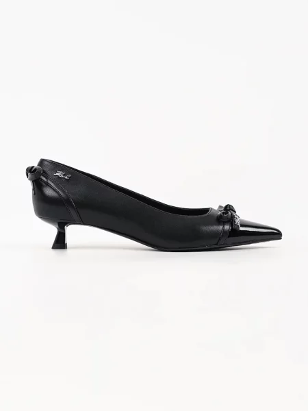 Pantofi cu toc Karl Lagerfeld din piele negru