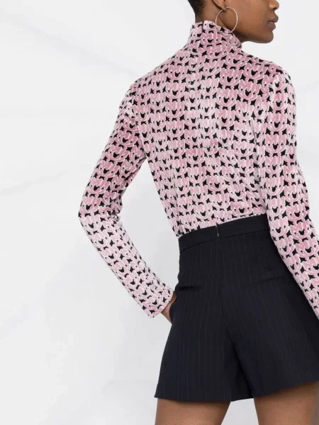 Pantaloni scurți Red Valentino roșu