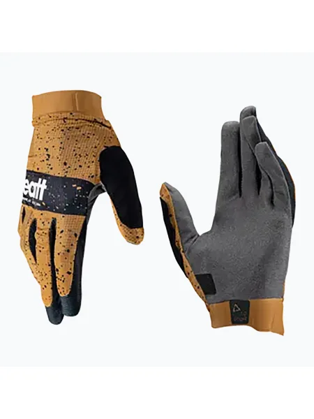 Mănuși de ciclism pentru bărbați Leatt MTB GripR rust