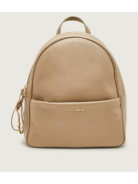 Coccinelle De piele rucsac Coccinelle Nory bej