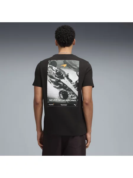 PUMA koszulka McLAREN MASTERCARD F1 TEAM z grafiką Odzież XL czarny
