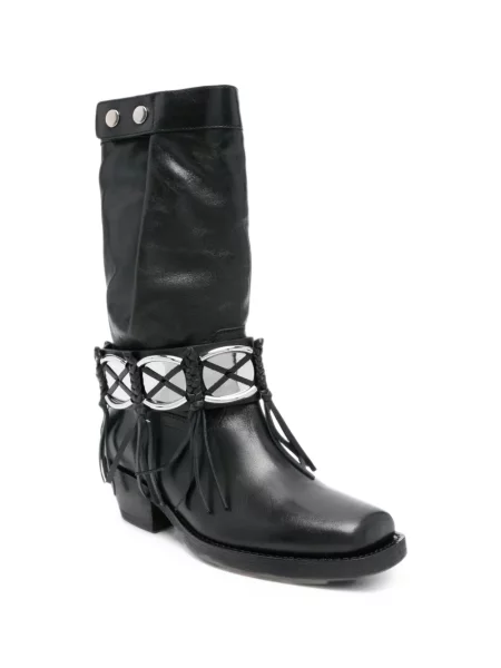 Botine Isabel Marant din piele negru