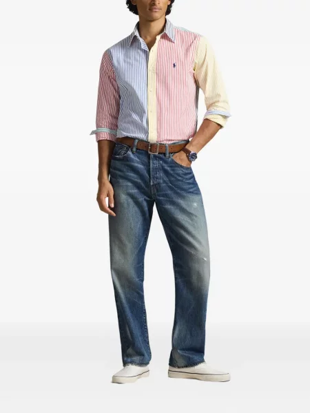 Șapcă Polo Ralph Lauren cu model herringbone din țesătură twill cu imagine albastru