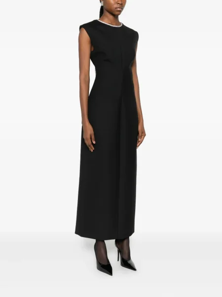 Rochie midi Róhe până la genunchi de costum negru