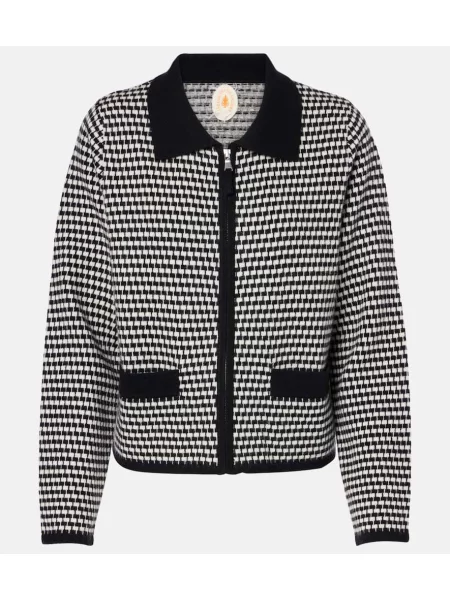 Cardigan Jardin Des Orangers de lână negru