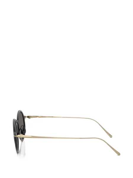 Ochelari de soare rotunzi Giorgio Armani auriu