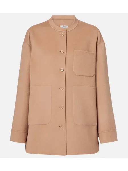 Geacă 's Max Mara de lână maro