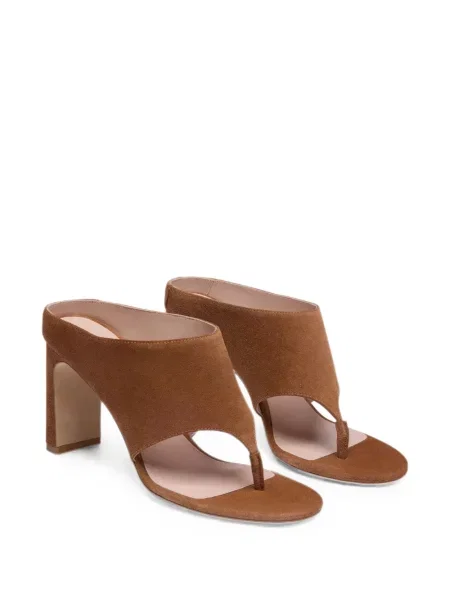 Chiloți tanga Stuart Weitzman slip-on maro