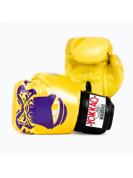 Boxerské rukavice YOKKAO Primate yellow žluté