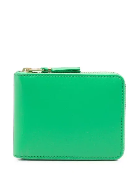 Portofel Comme Des Garçons Wallet din piele verde