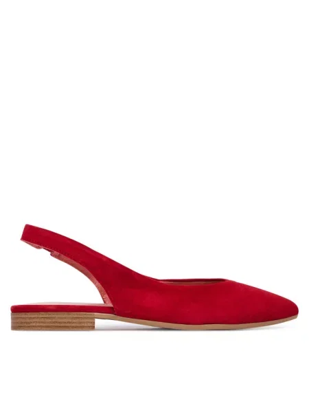 Baleriny Tamaris bordowe