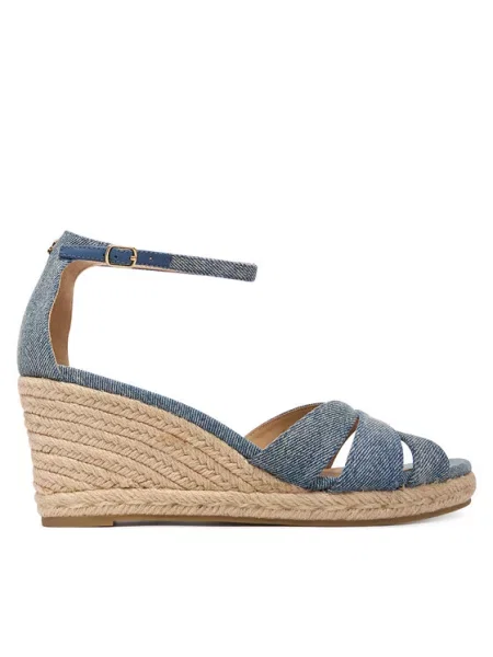 LAUREN RALPH LAUREN Espadryle niebieski