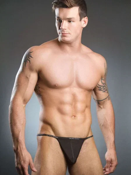 Мужские эротические стринги чорні