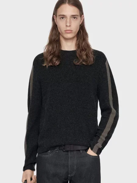 Вовняний светр Allsaints чорний