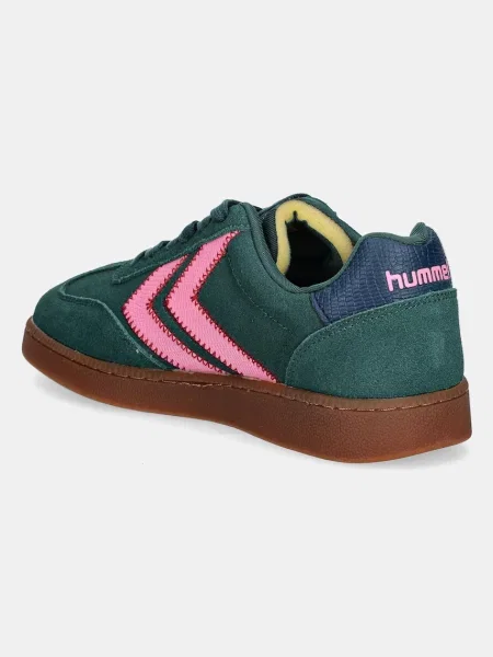 Замшевые кроссовки Hummel зеленые